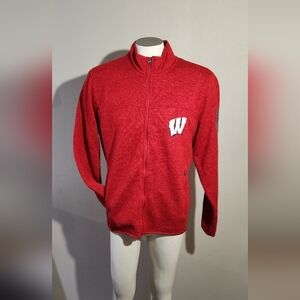 Wisconsin Badgers NCAA 58 Sports Men’s Full-Zip Fleece Jacket